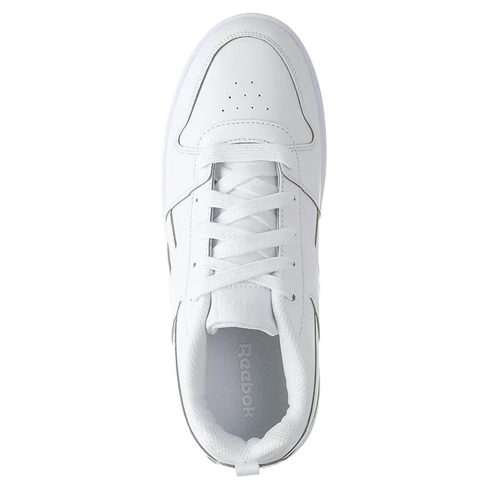 Детские кроссовки для мальчиков на шнуровке Reebok Royal Prime 2.0 Reebok, Grey1 Vecnavy Chalk — фото 4