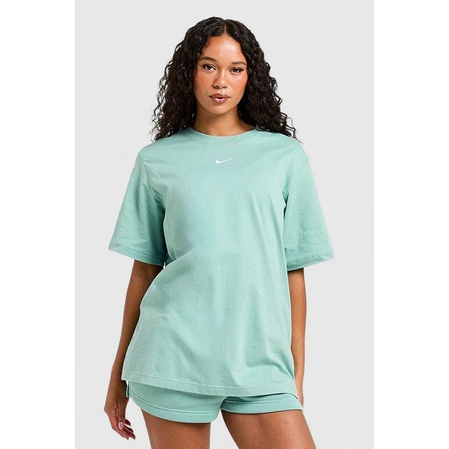 Футболка свободного кроя с вышивкой Swoosh Nike Sportswear, Зеленый