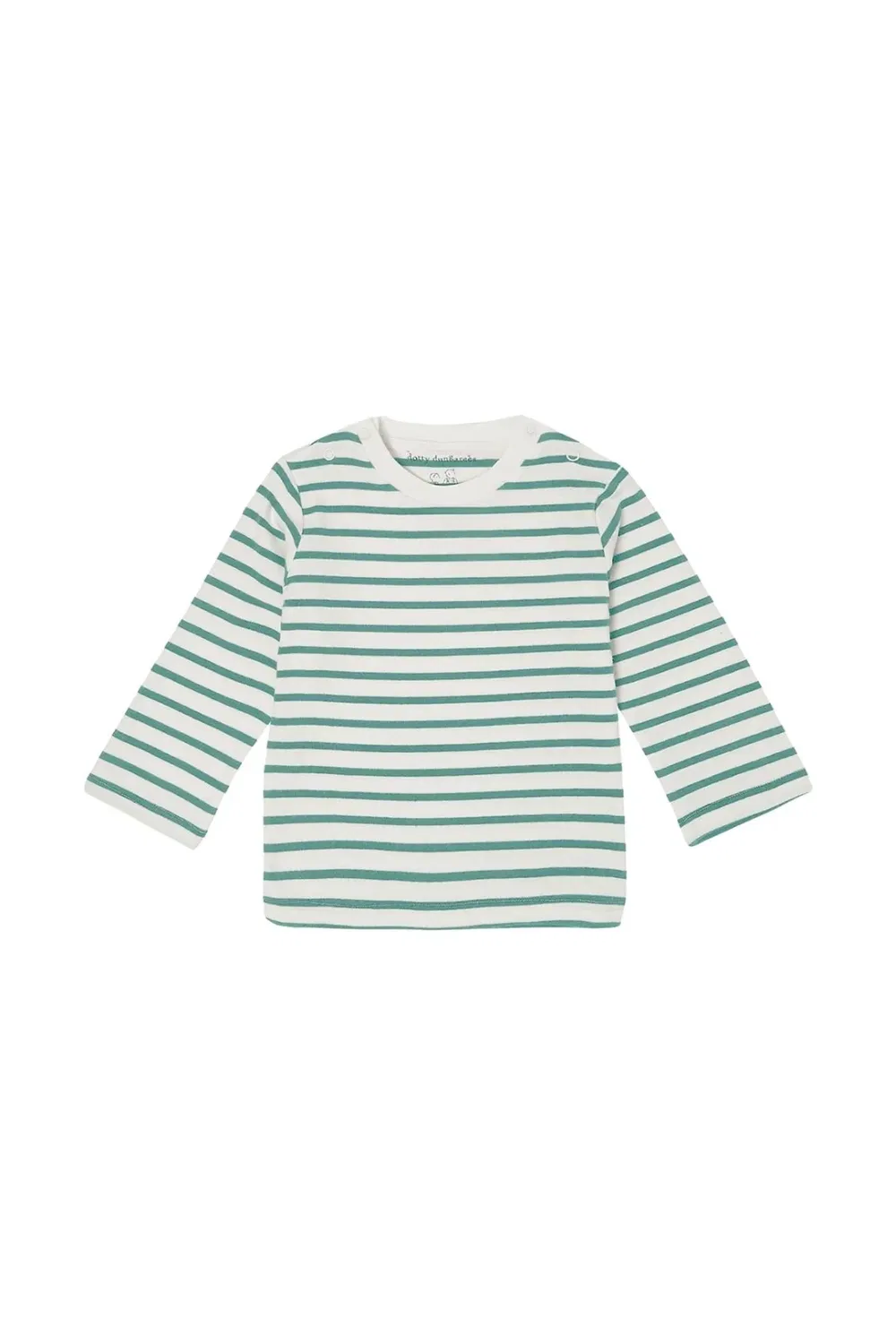 Детский топ в полоску Dotty Dungarees, Mint
