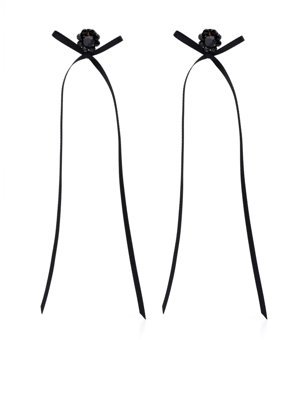 

Серьги Bow Ribbon Simone Rocha, черный