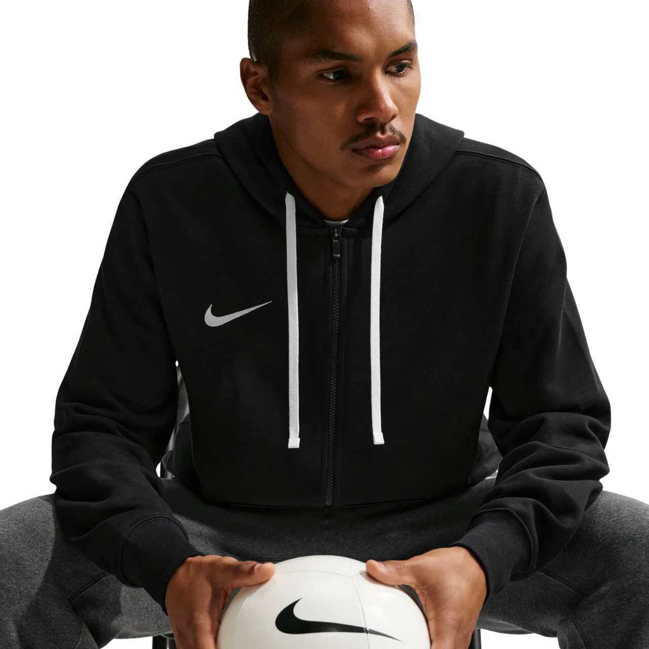 Мужское худи с длинным рукавом Park 26 Fleece Nike, Schwarz — фото 4