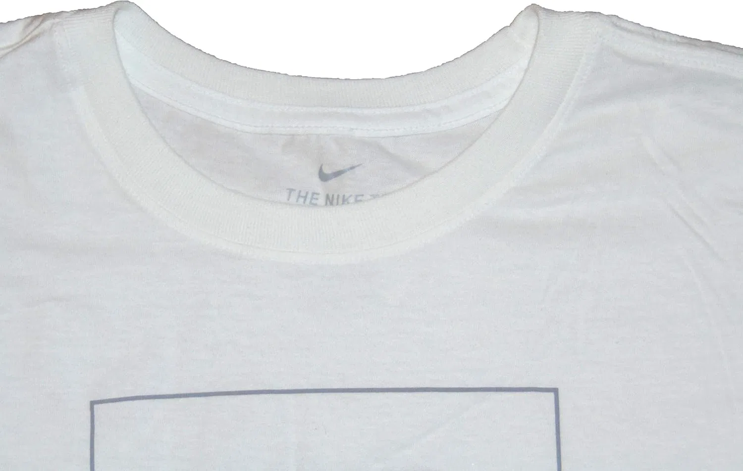 Мужская длинная футболка с графическим принтом Nike, White — фото 4