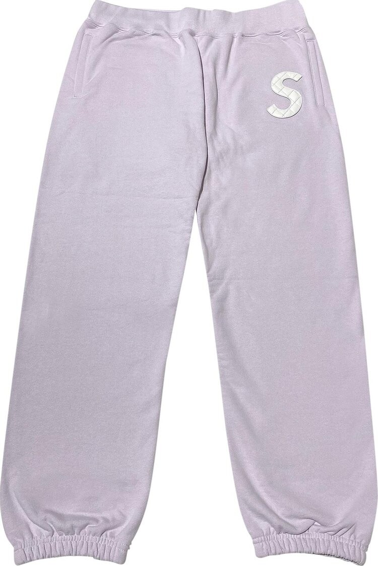 

Спортивные брюки Supreme S Logo Sweatpant 'Light Purple', фиолетовый