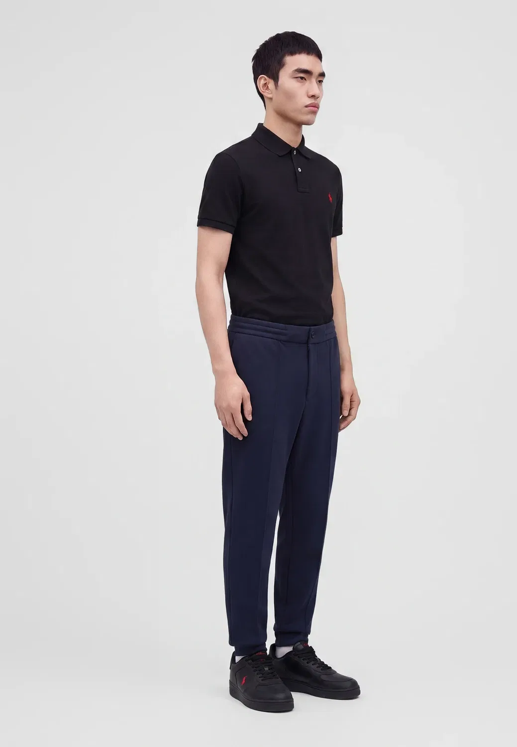 Спортивные штаны - брюки от спортивного костюма Polo Ralph Lauren, Newport Navy — фото 4