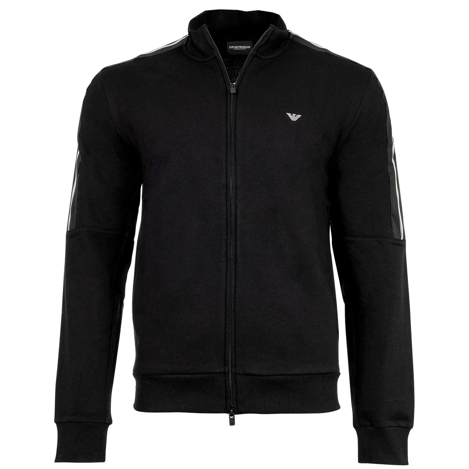 Свитшот с длинным рукавом Emporio Armani, черный
