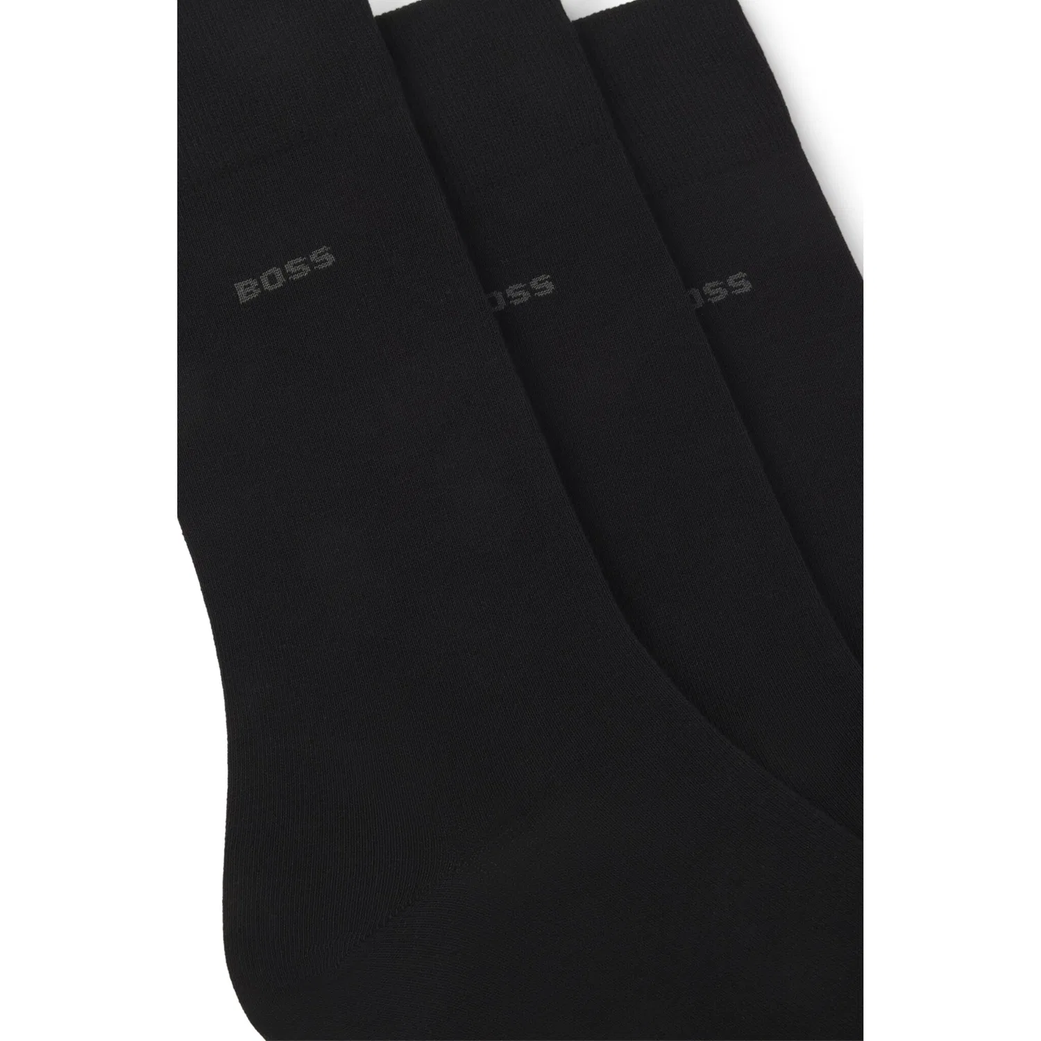 Мужские носки из хлопка BOSS, Black — фото 3