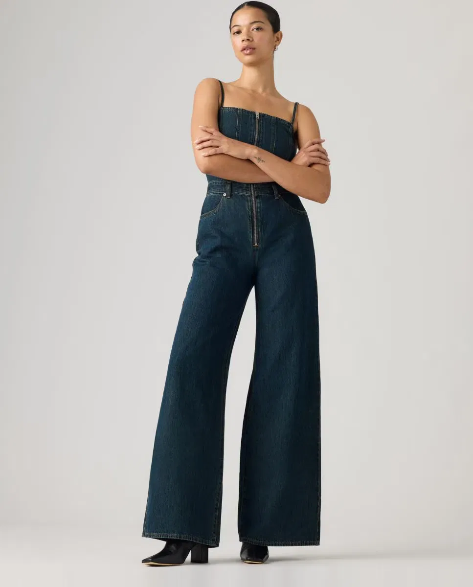 Женский комбинезон длинный, Vaquero Tirantes, Levi's, синий — фото 4