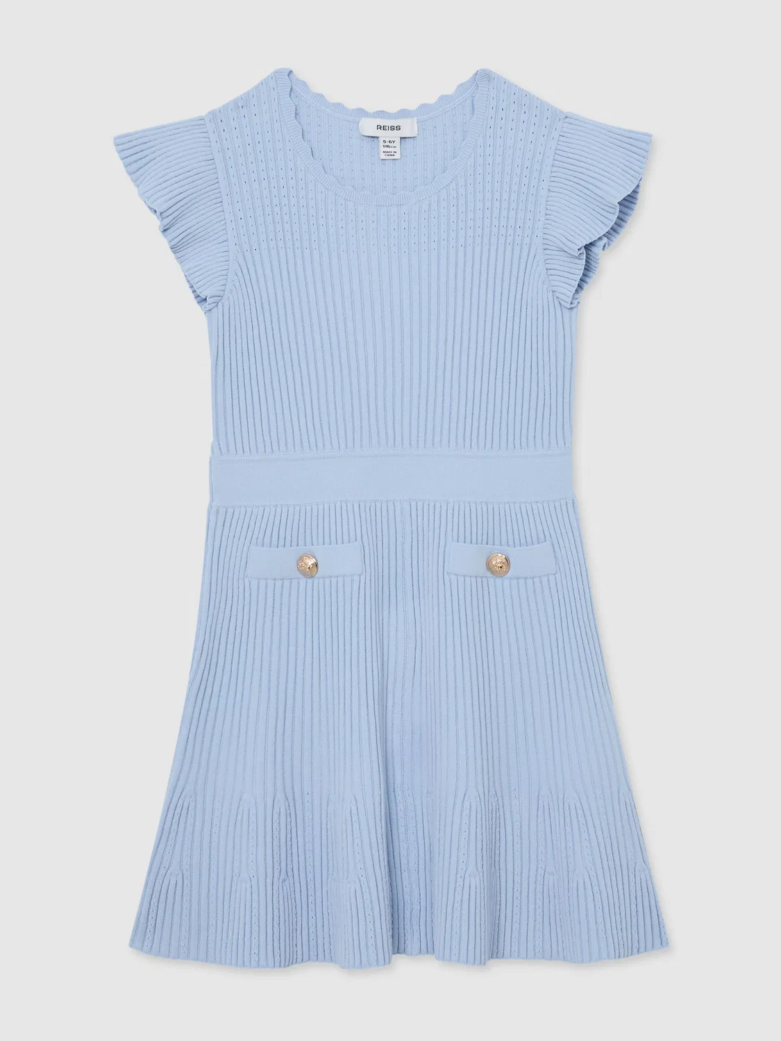 Платье с фактурным трикотажем Miriam Reiss, Pale Blue