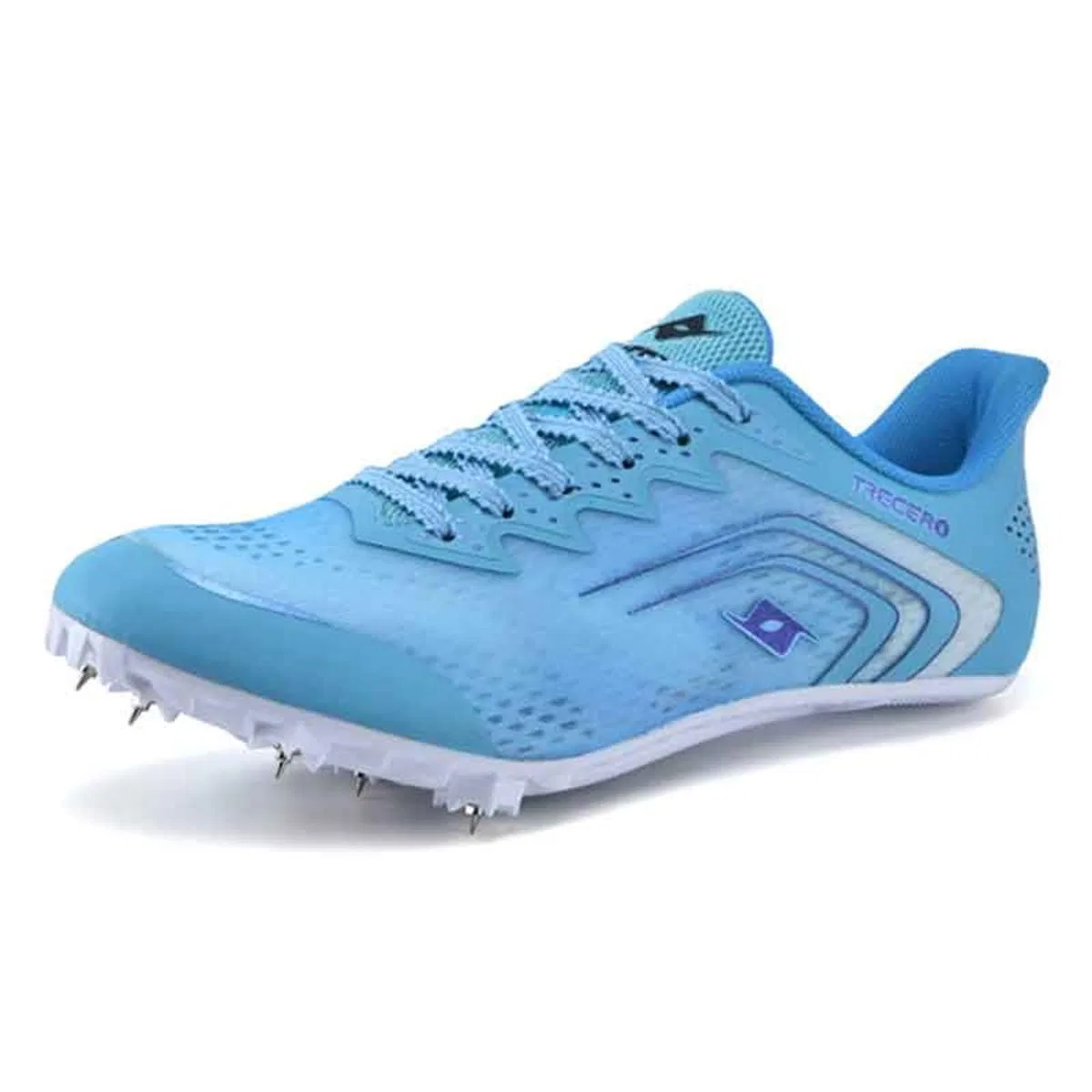 Детские беговые кроссовки с шипами для мальчиков и девочек, Men's Lightweight Athletic Shoes, Blue Blue