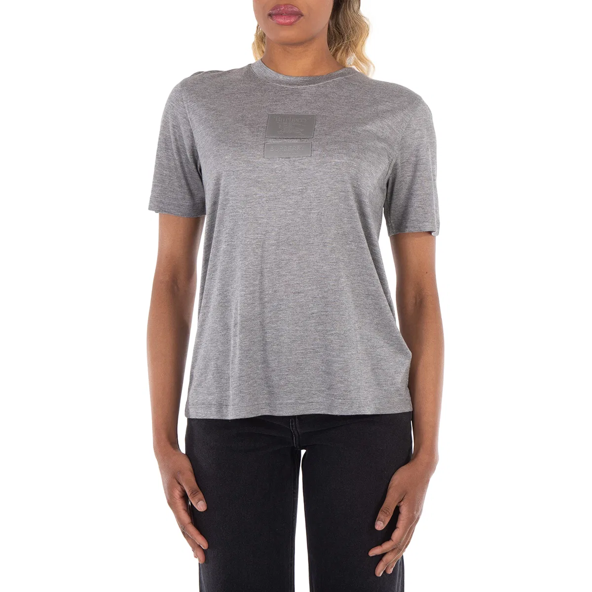 Футболка с логотипом Margot EKD Burberry, Grey Melange