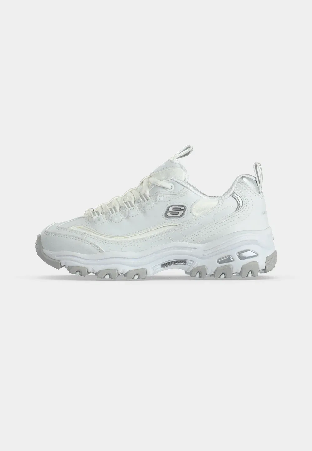 Dlites - кроссовки Skechers, White/Silver-Coloured — фото 2