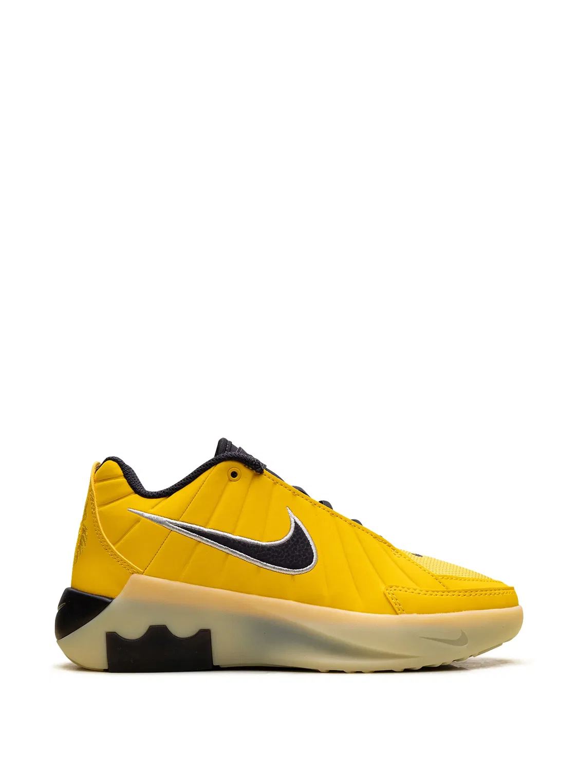 Кроссовки LeBron Witness 9 на шнуровке Nike Kids, желтый — фото 2