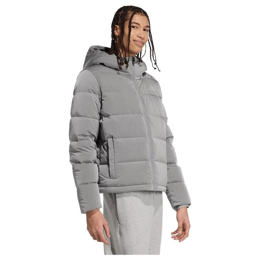 Мужская куртка с длинным рукавом Holiday D Jkt adidas, Серебристый — фото 4