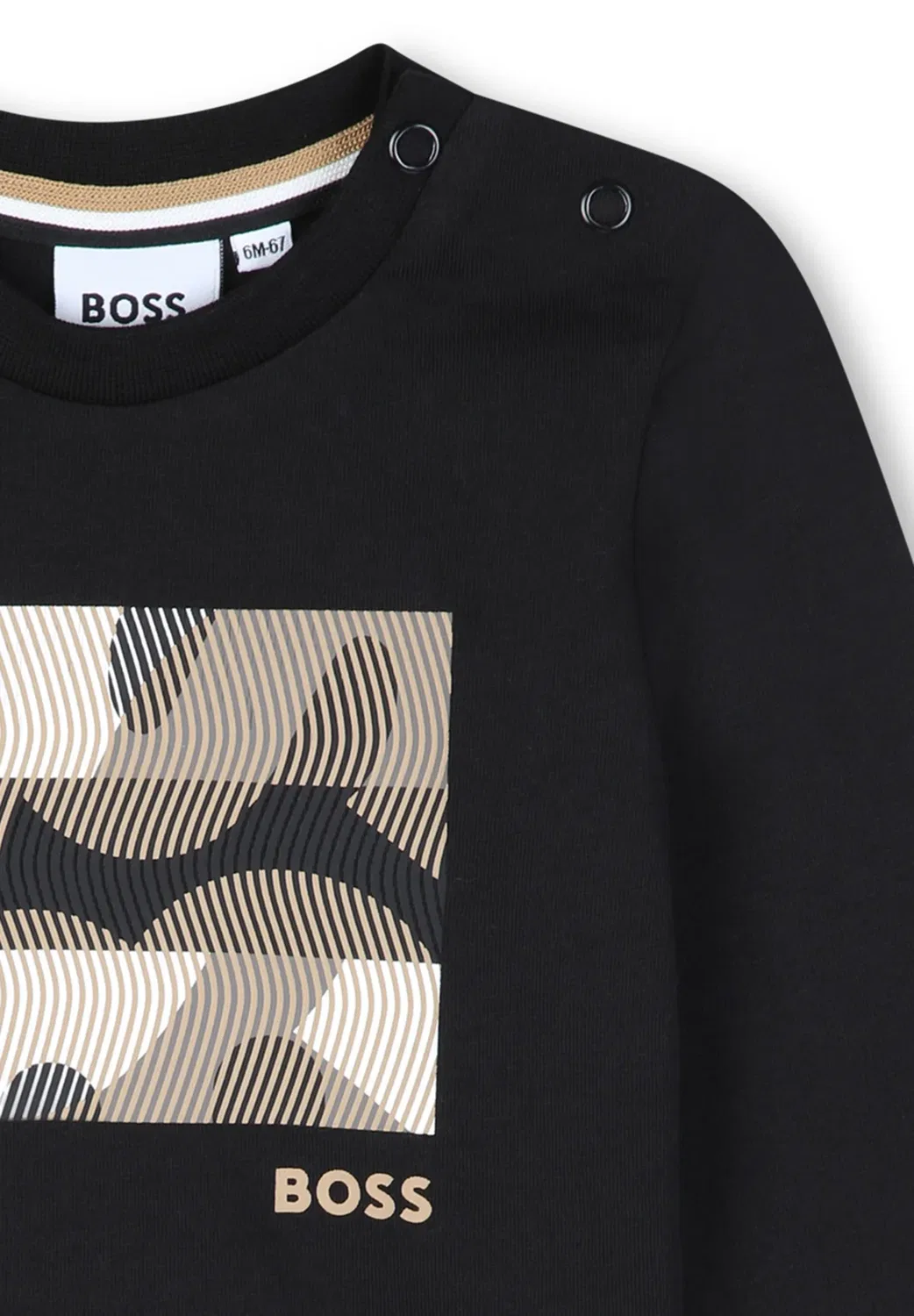 Tee-Shirt manches longues - футболка с длинными рукавами Boss Kidswear, Black — фото 3