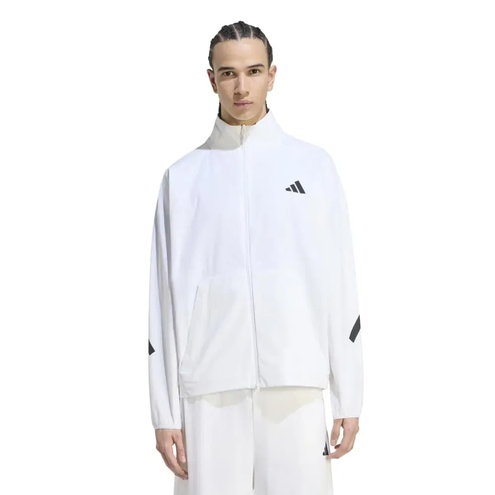 Женская куртка из тканого материала с принтом Z.N.E. Adidas, White