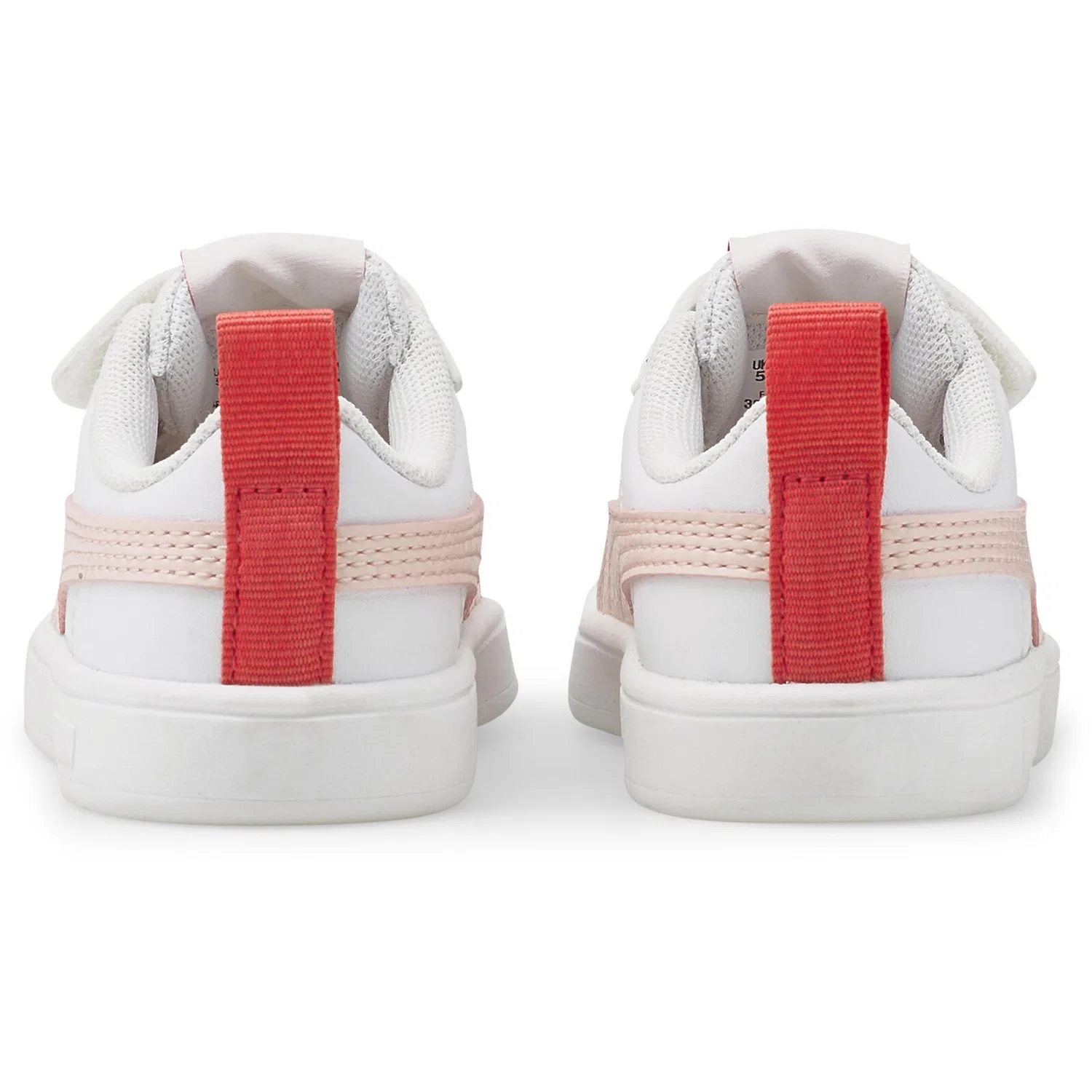 Детские кроссовки на липучках Rickie Ac Puma, Weiss Rosa