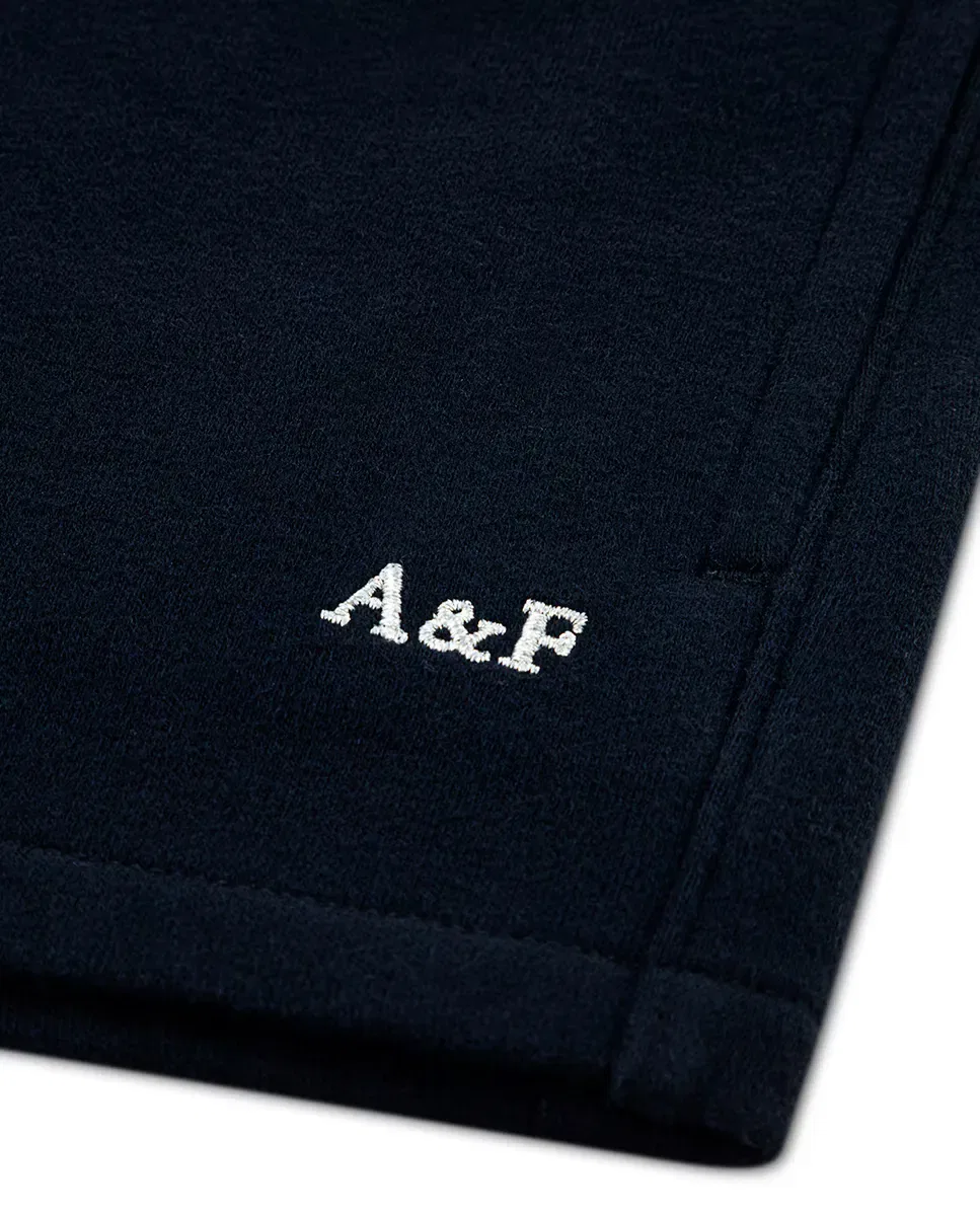 Детские шорты для девочки из флиса Abercrombie Kids, Gris — фото 4