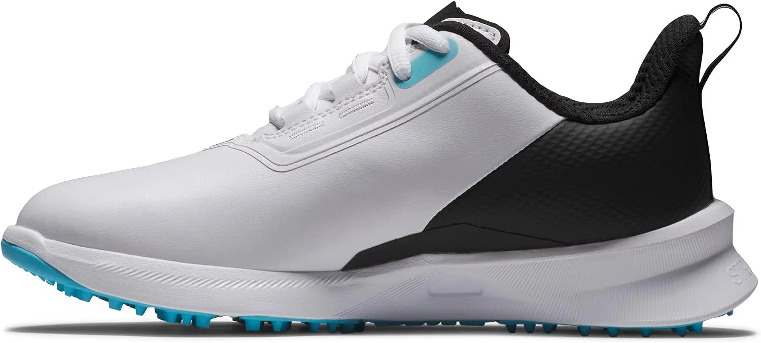 Детские спортивные туфли для мальчиков FJ Fuel Spikeless, White/Black/Blue — фото 3