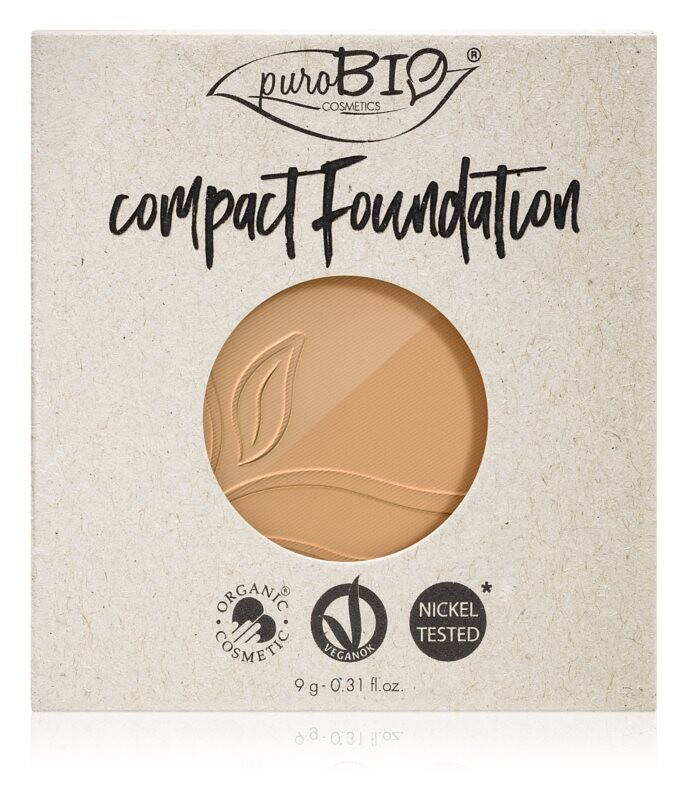 

Компактная пудра - наполнитель SPF 10 puroBIO Cosmetics Compact Foundation, оттенок 03 9 г