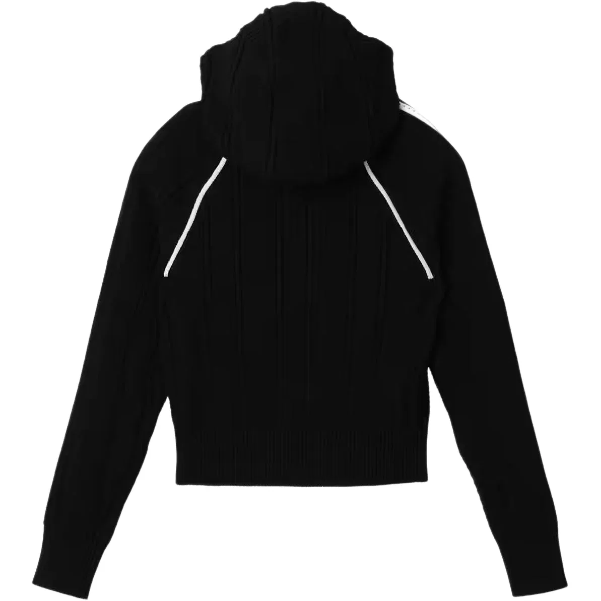 Женская футболка SST Track Top Asia SIzing 'Black Cloud White' adidas, Black/Cloud White — фото 2