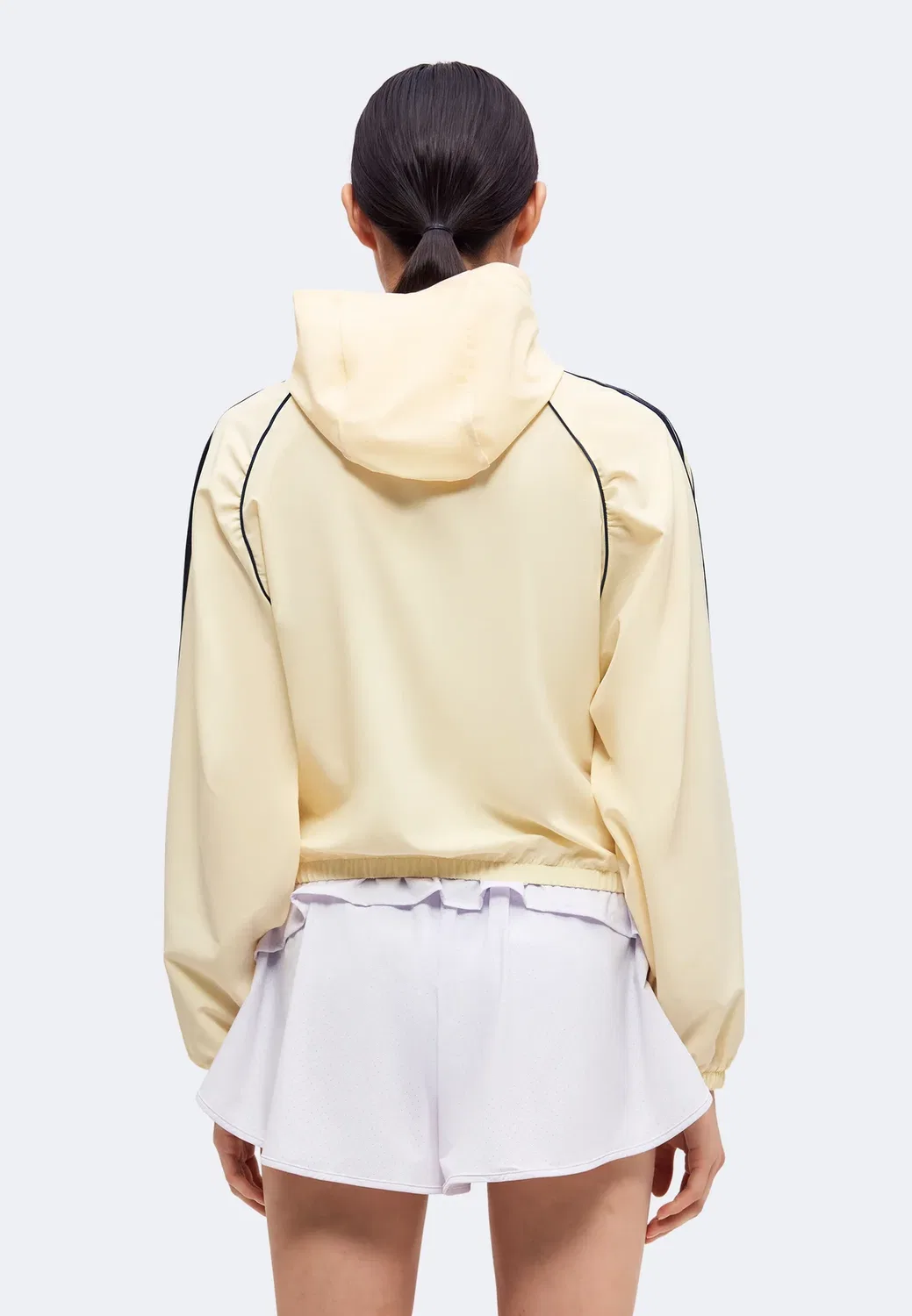 Оригинальная спортивная накидка - худи Adidas Performance, Warm Vanilla — фото 3