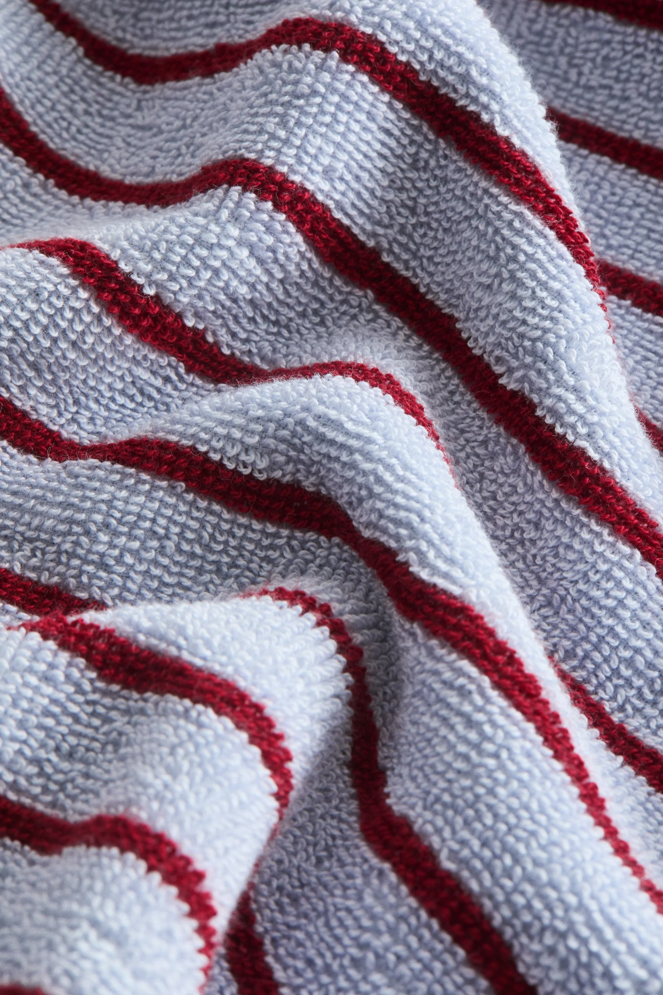 Халат детский H&M Cotton Terry, синий/красный — фото 2