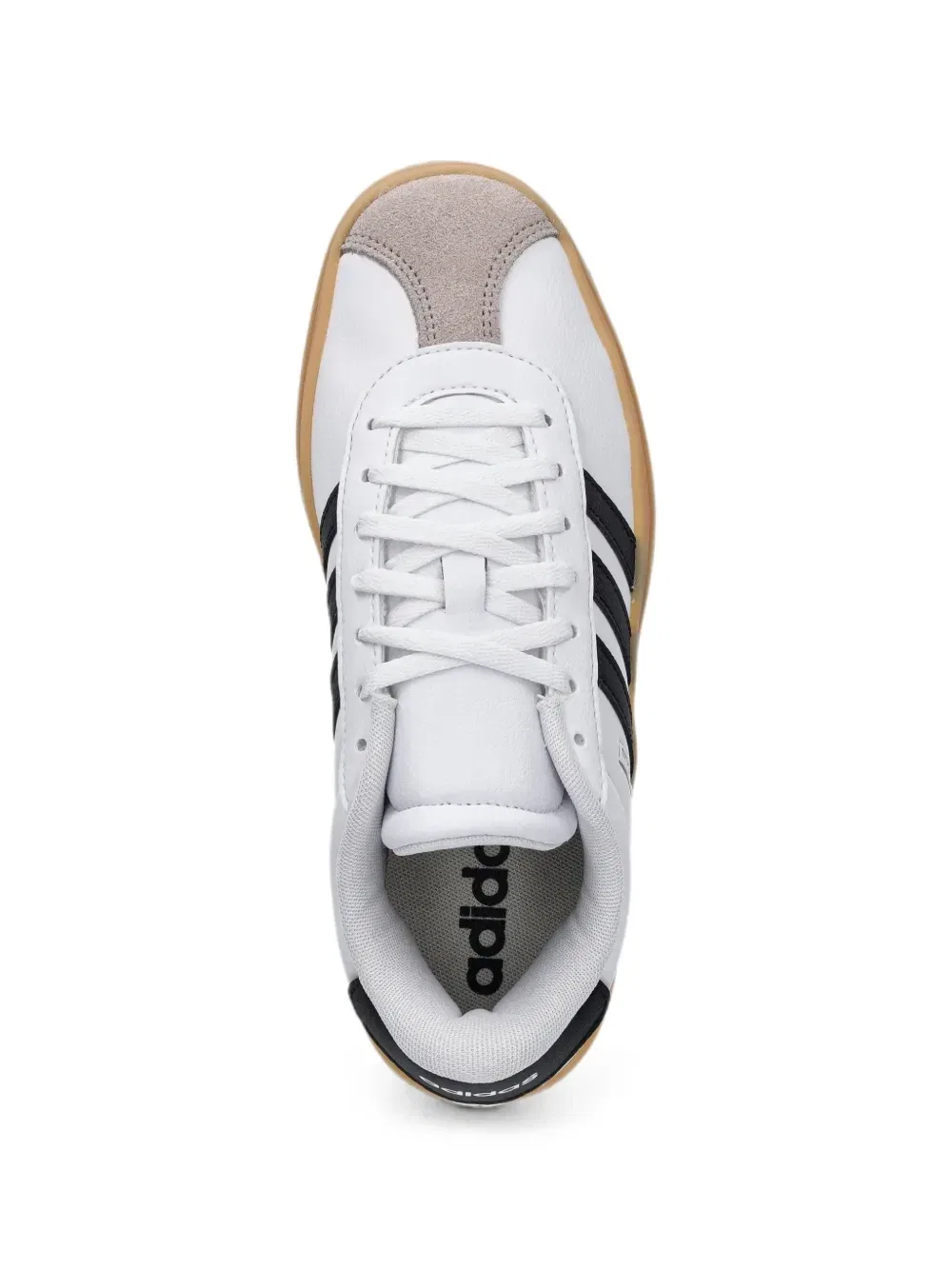Кроссовки на платформе VL Court Bold Adidas Kids, белый — фото 3