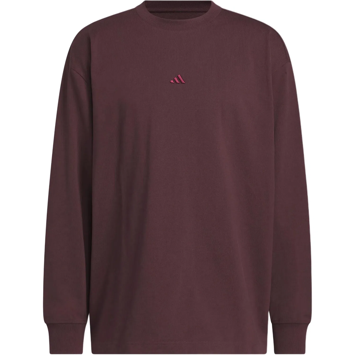 Футболка Adidas Basketball с круглым вырезом, Dark Reddish Purple