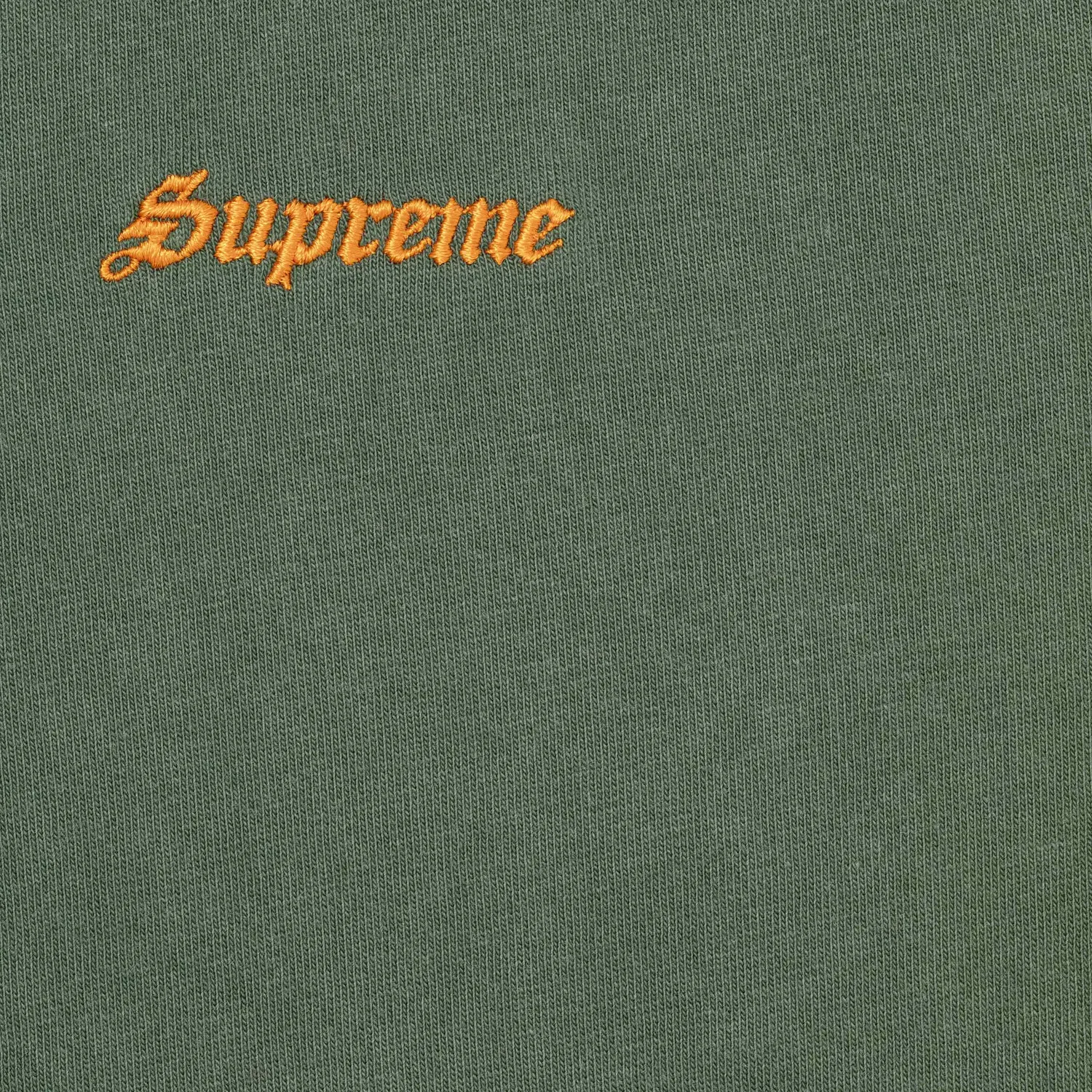 Футболка Supreme с коротким рукавом, выстиранная, зеленый — фото 2