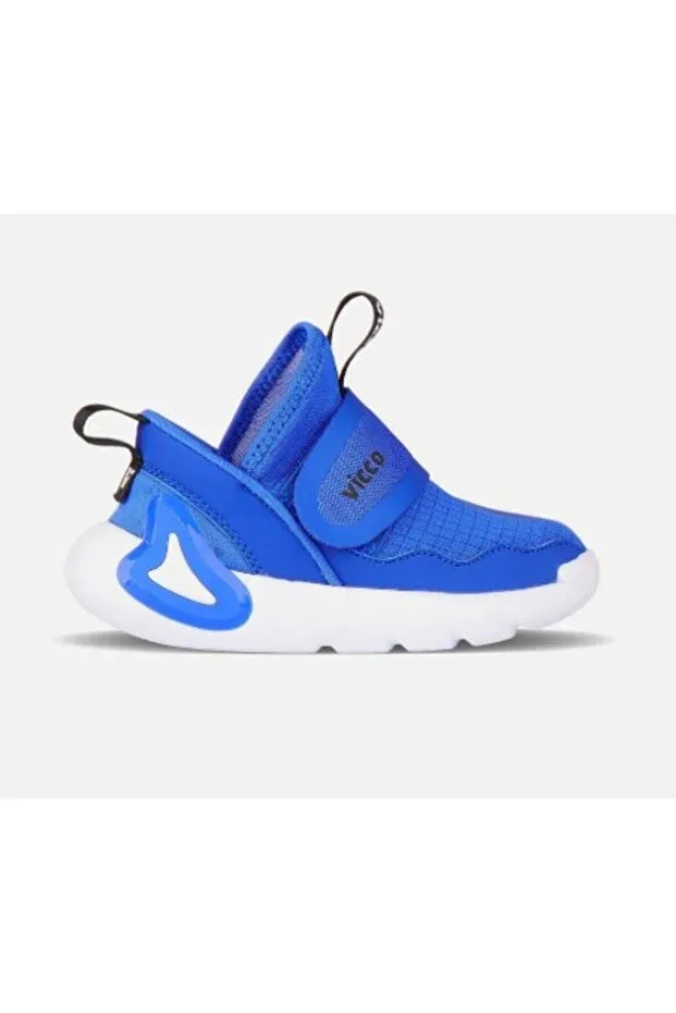Детские туфли для мальчиков текстильные Bebe phylon shoes tess v27569 gk5002 Vicco, Blue