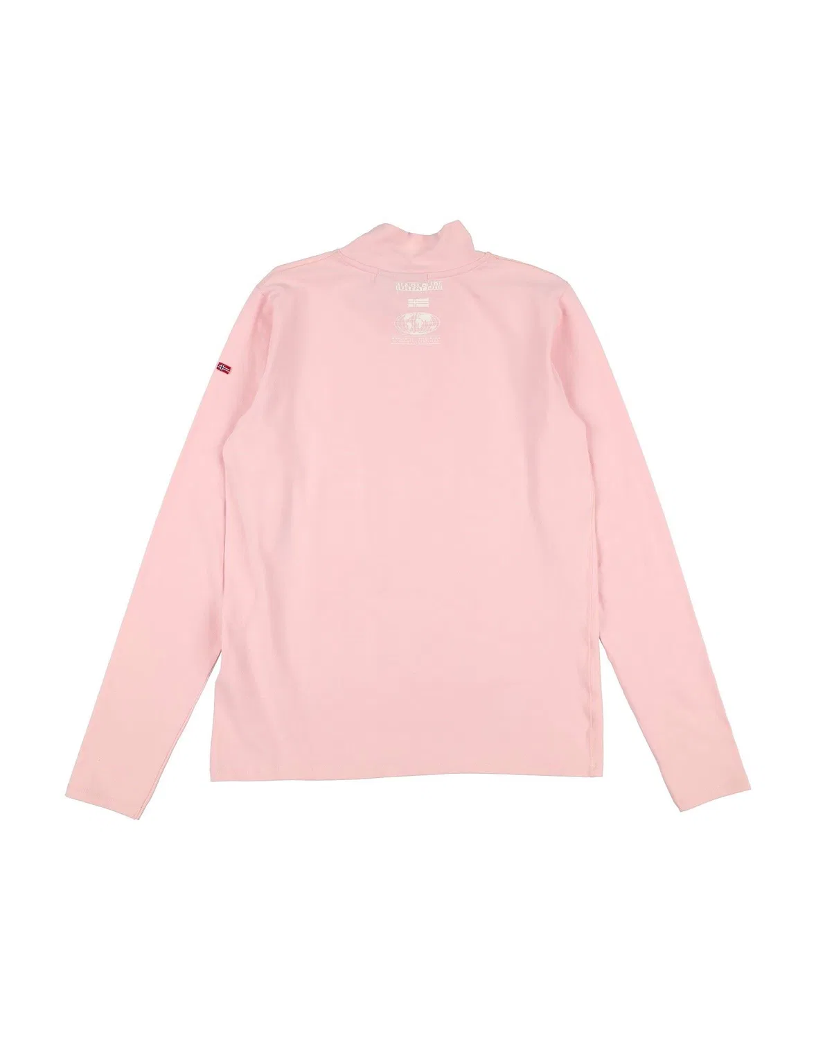 Детская футболка для девочек с принтом Napapijri, Light Pink — фото 2