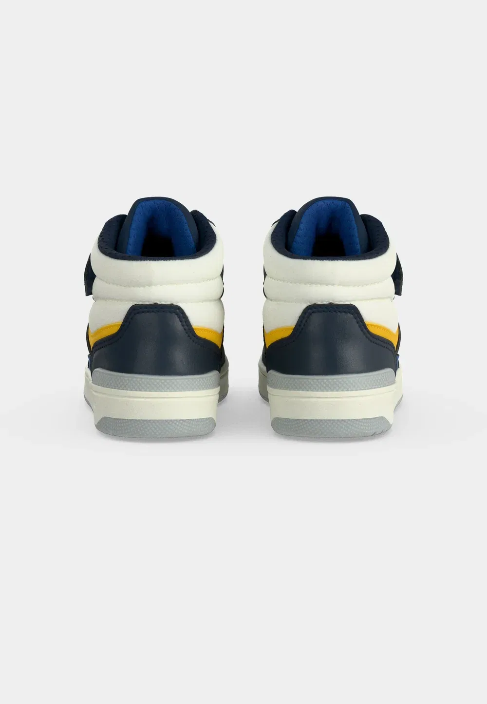 Washiba boy - высокие кроссовки Geox, Navy/Yellow — фото 4
