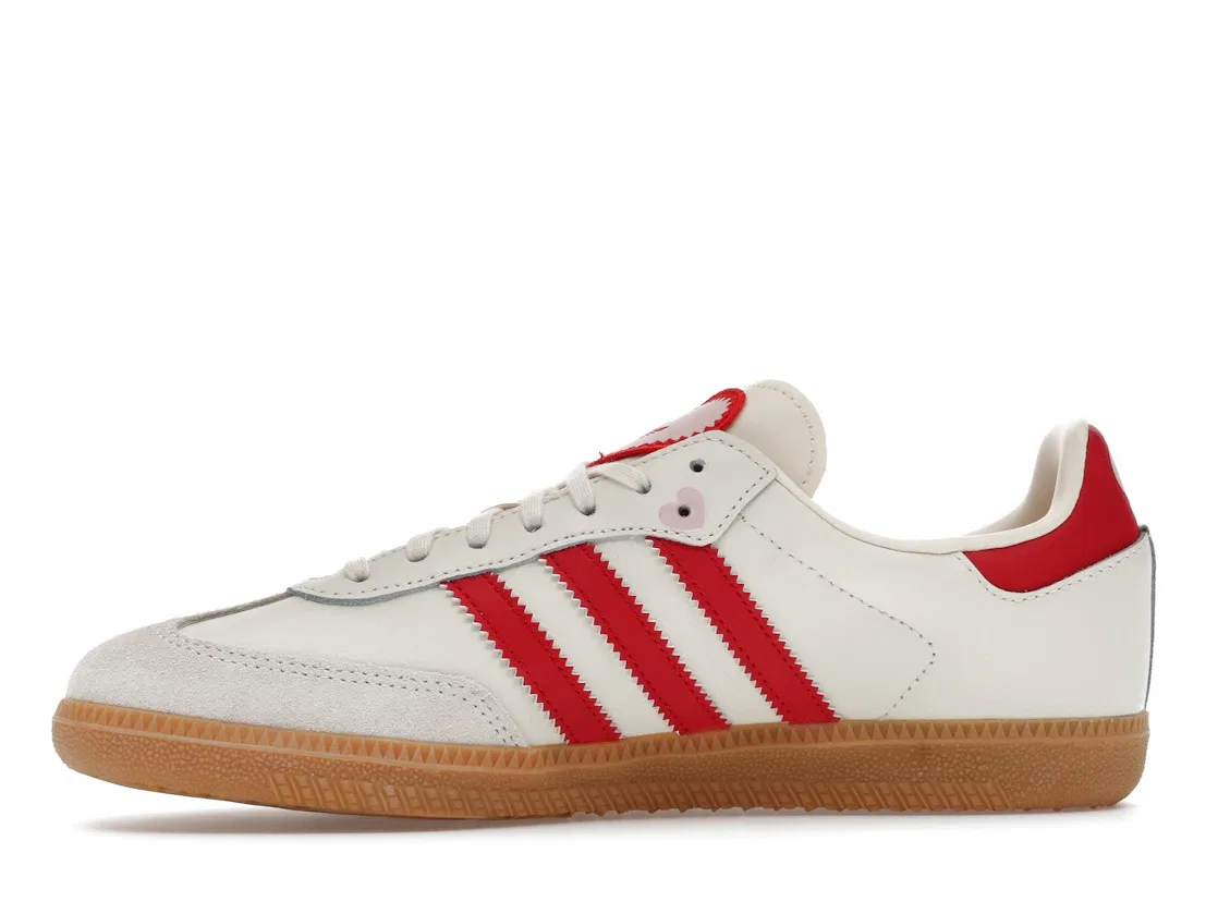 Детские кроссовки Lifestyle с принтом Samba OG Adidas, Cream White/Better Scarlet/Gum — фото 3