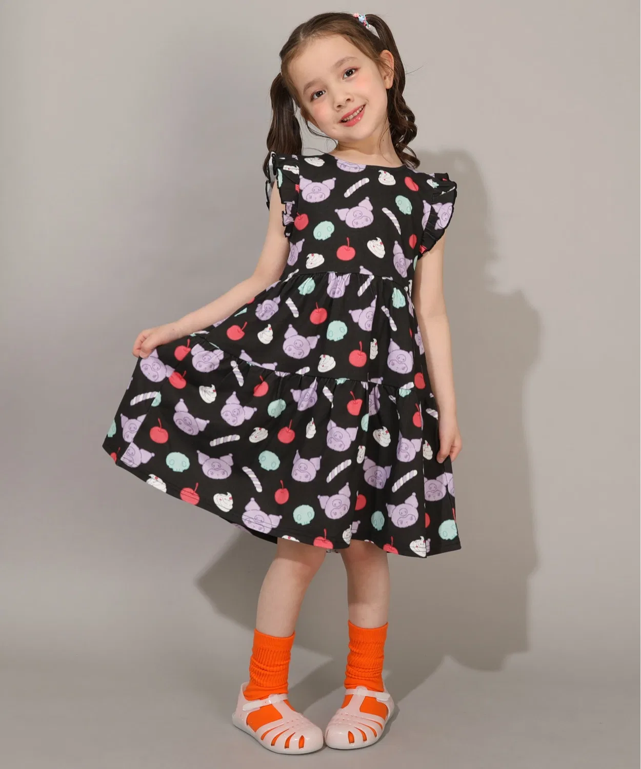 Детское платье для девочек с принтом Sanrio Sweets Frill, модель 1722K, sanrio, Color: Other24 — фото 3