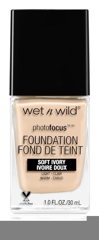 

Жидкая матирующая основа Wet n Wild Photo Focus, оттенок Soft Ivory 30 мл