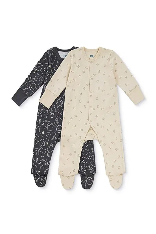 Детский комбинезон для мальчиков с принтом Space Mothercare, Anthracite