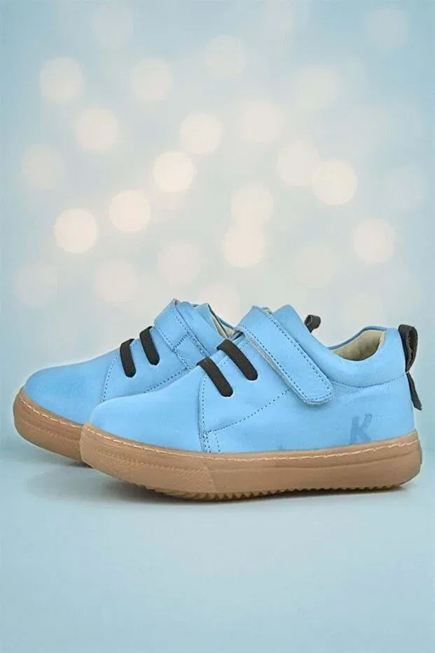 Детские туфли для мальчиков кожаные Hapshoe, Blue