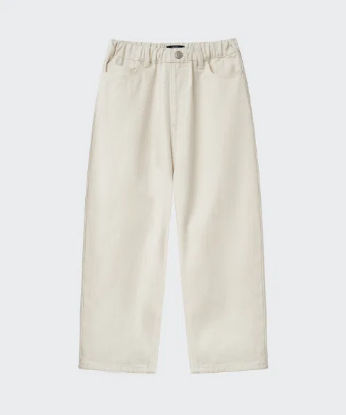 Детские джинсы-бананы с бандой Cream MUSINSA STANDARD KIDS, Cream — фото 3
