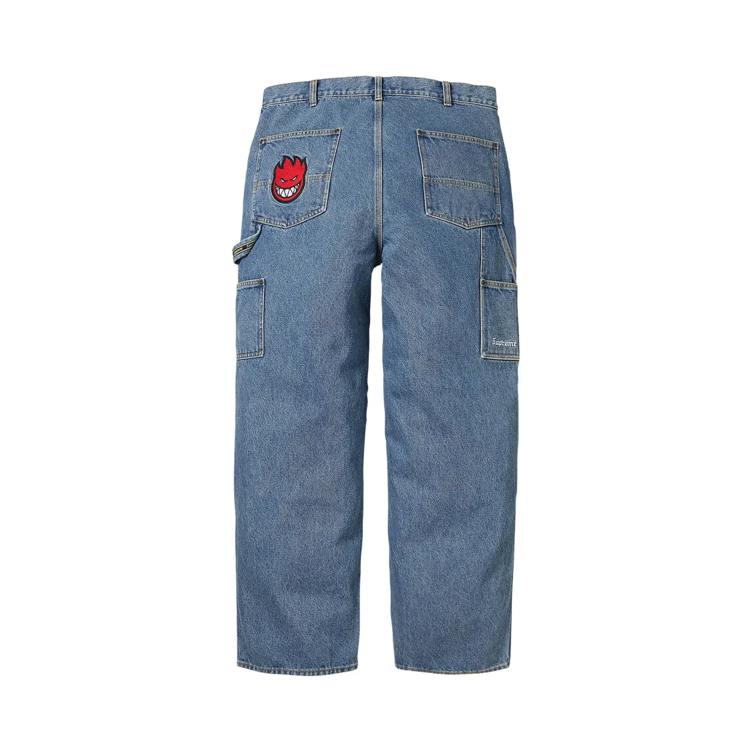 Брюки Supreme x Spitfire Double Knee Painter Pant, синий — фото 2