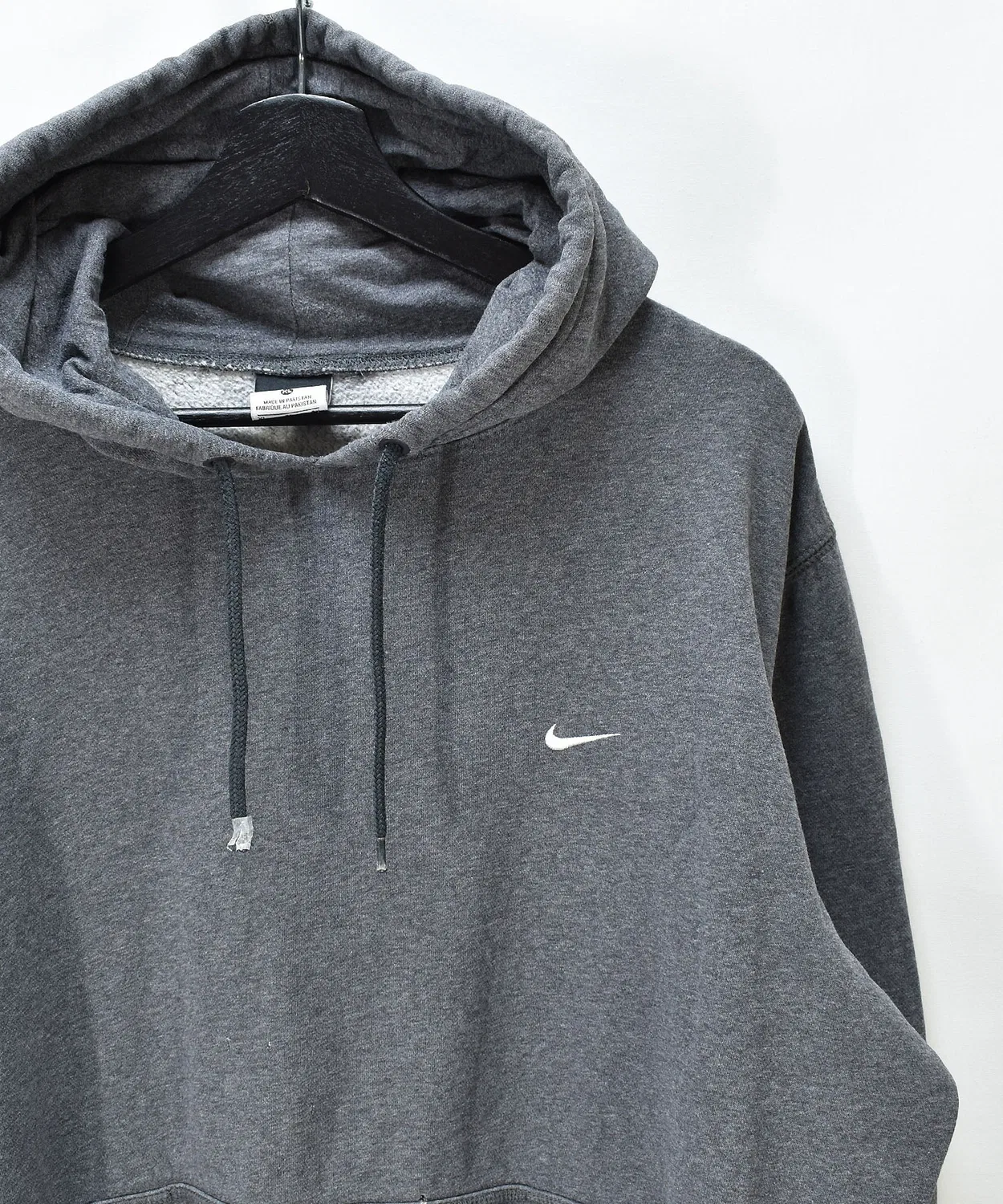 Мужское худи с логотипом Small Swoosh NIKE, Серый