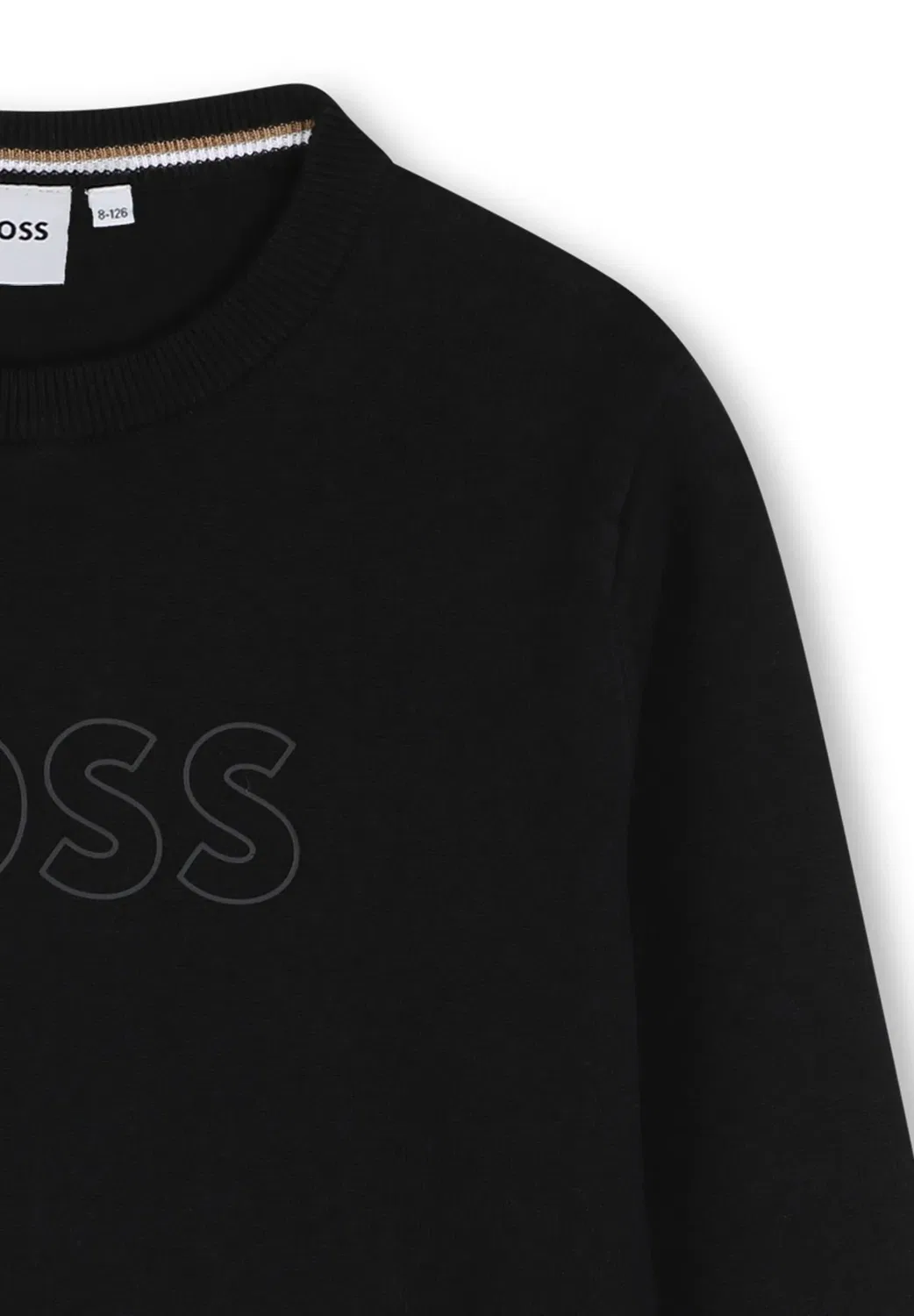 Пуловер для детей и подростков - толстовка Boss Kidswear, Black — фото 3