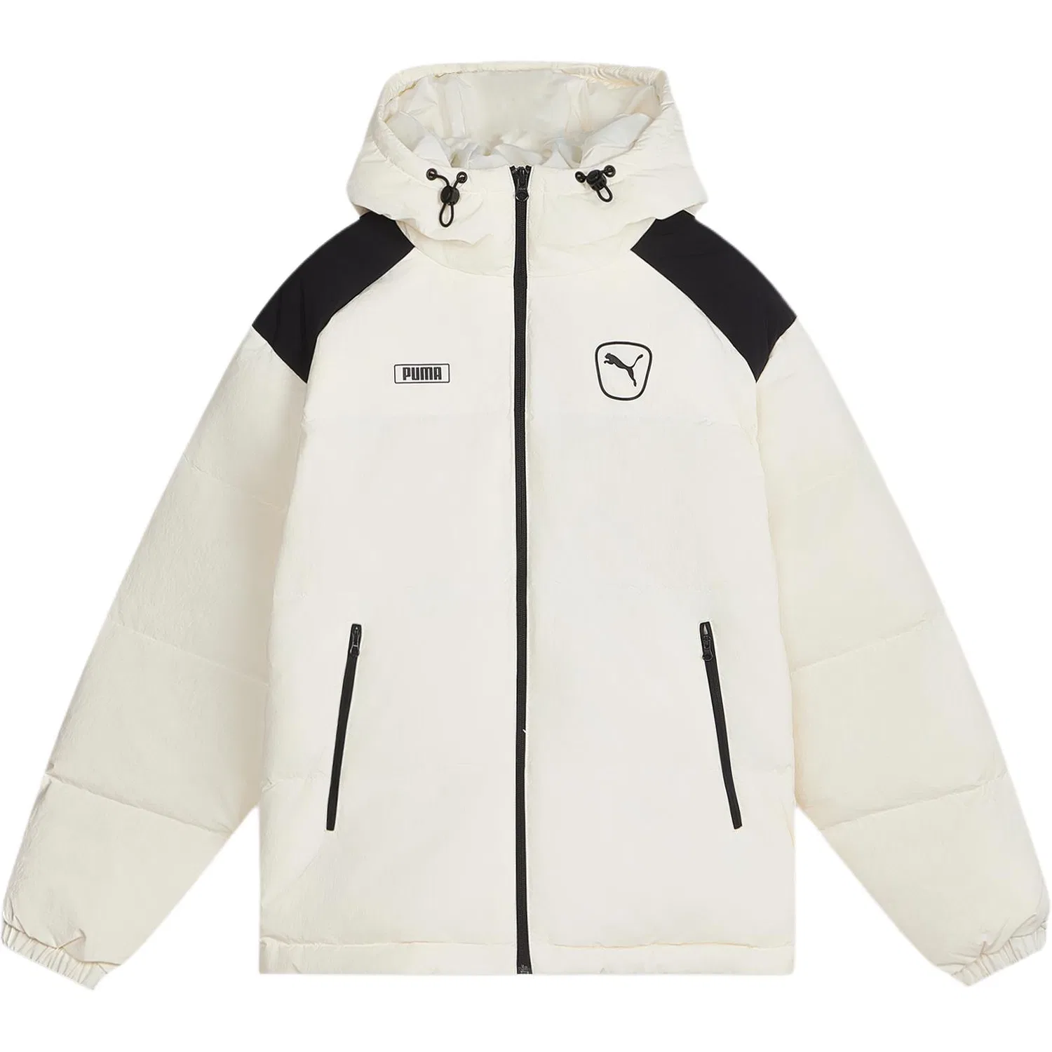 Детский пуховик с капюшоном White PUMA