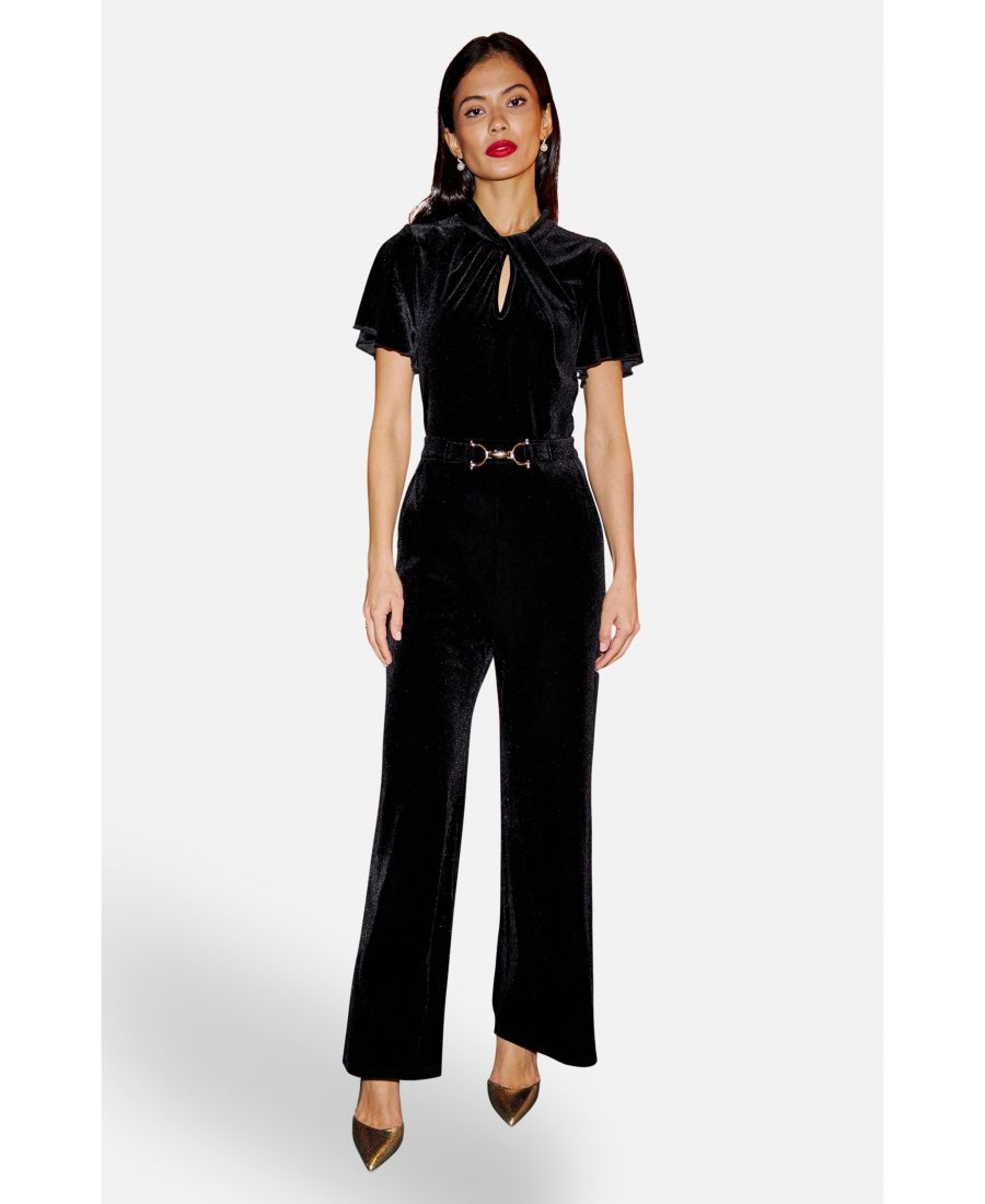 

Женская клетчатая юбка-саронг с пряжкой Yumi, Black