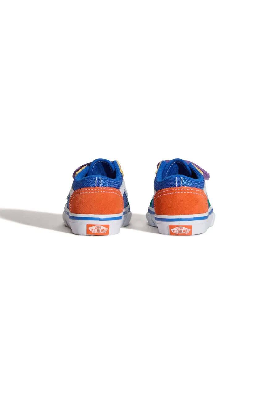 Кроссовки VANS 'Old Skool Hook And Loop' в кобальтово-синем цвете — фото 4