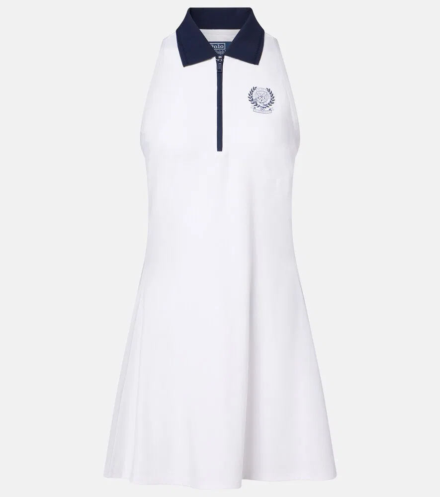 Мини-платье Wimbledon Polo Ralph Lauren, белый