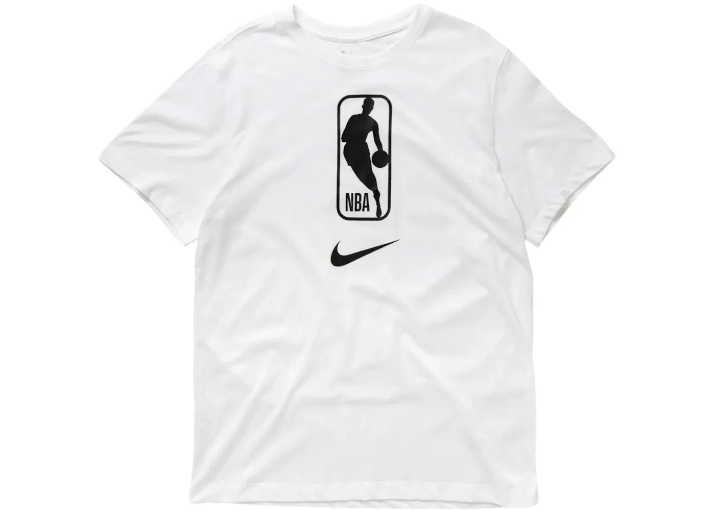 Мужская футболка с принтом Nike NBA Logo Tee Dri-Fit T-shirt, White/Black
