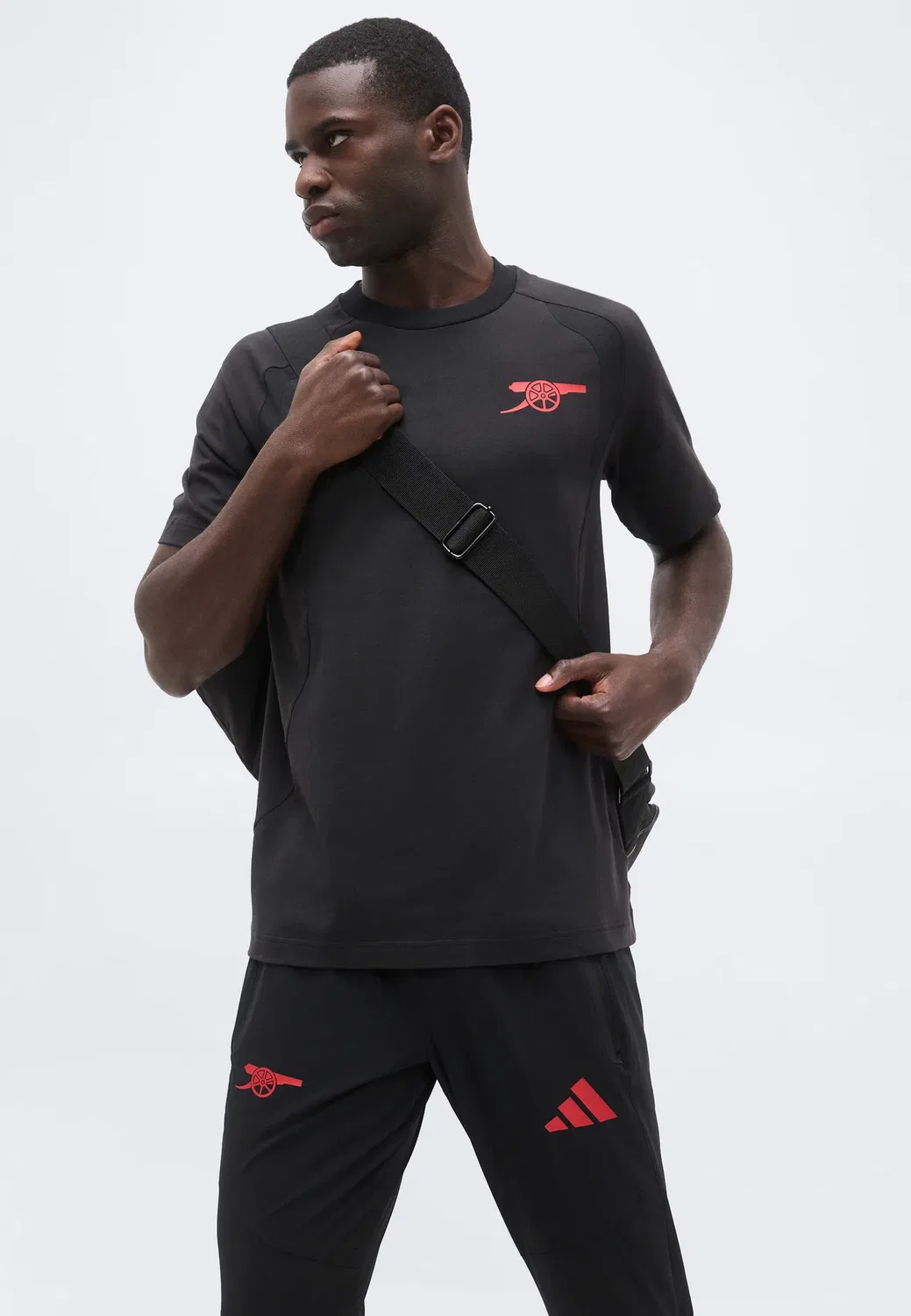 Брюки для путешествий Arsenal FC Tiro - клубная одежда Adidas Performance, Black — фото 4