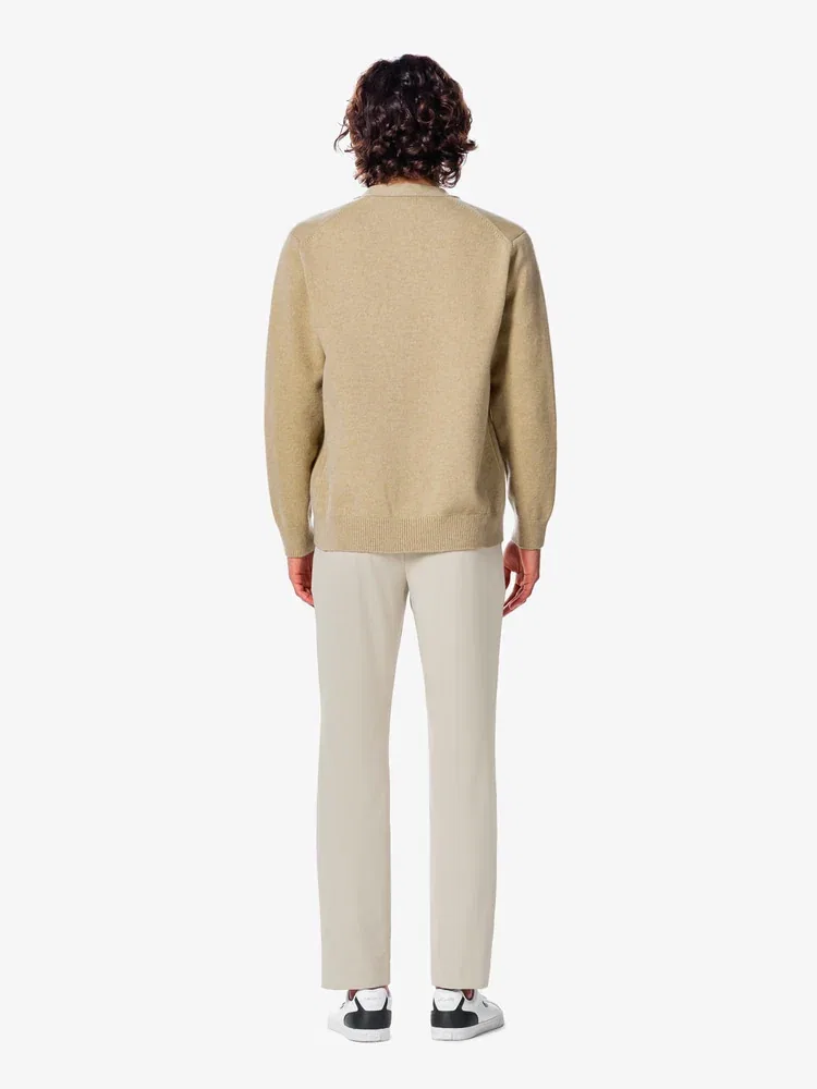 Чиносы двойной вязки LACOSTE, Beige — фото 3