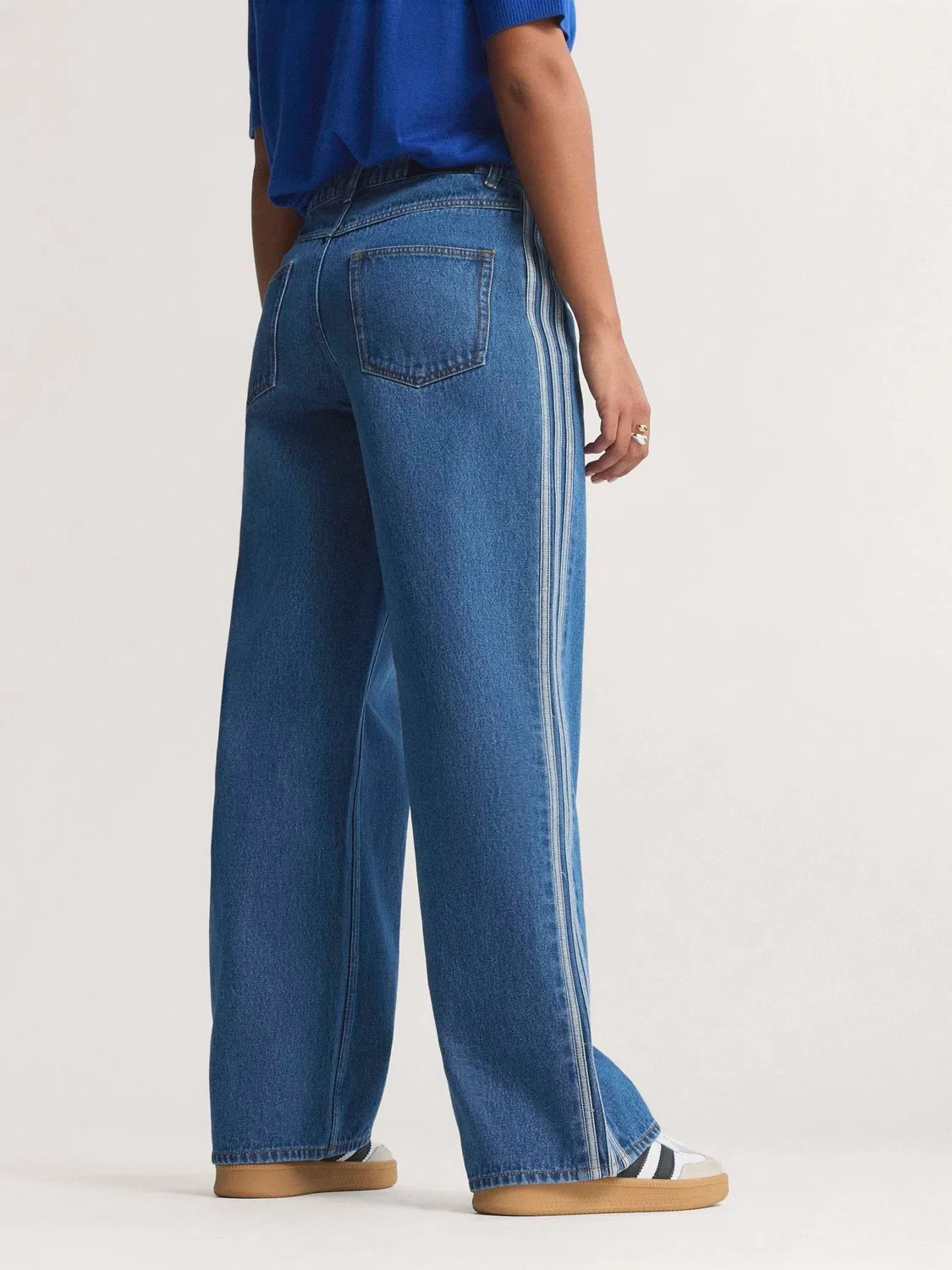 Джинсы Firebird Track Pant Denim, adidas Originals, деним — фото 3