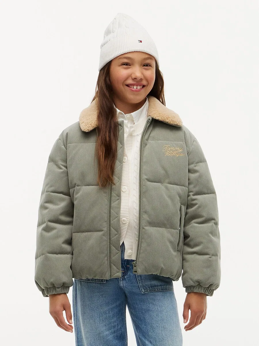 Зимняя куртка TOMMY HILFIGER светло-зеленого цвета — фото 2